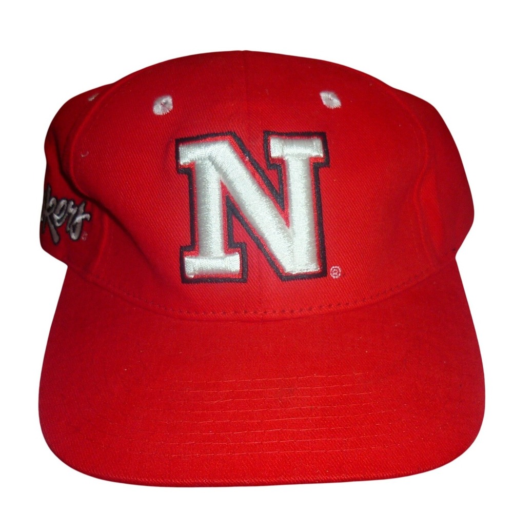 Nebraska Huskers Hat Colosseum Athletics Red Adjustable Cotton Cap